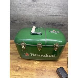Heineken Beer Cooler & CD Player AM/FM Radio Cool Box ~CD Door DOESN'T Close